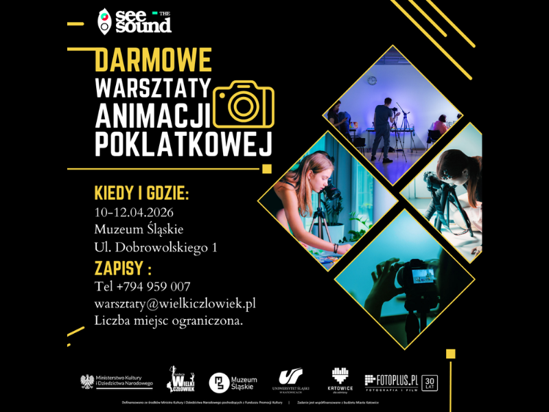 Darmowe warsztaty animacji poklatkowej