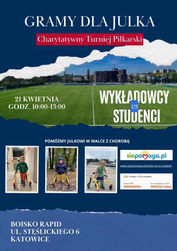 grafika odnosząca się do wydarzenia, na zdjęciu znajduje się boisko. Wszystkie szczegóły odnośnie wydarzenia w tekście informacji.