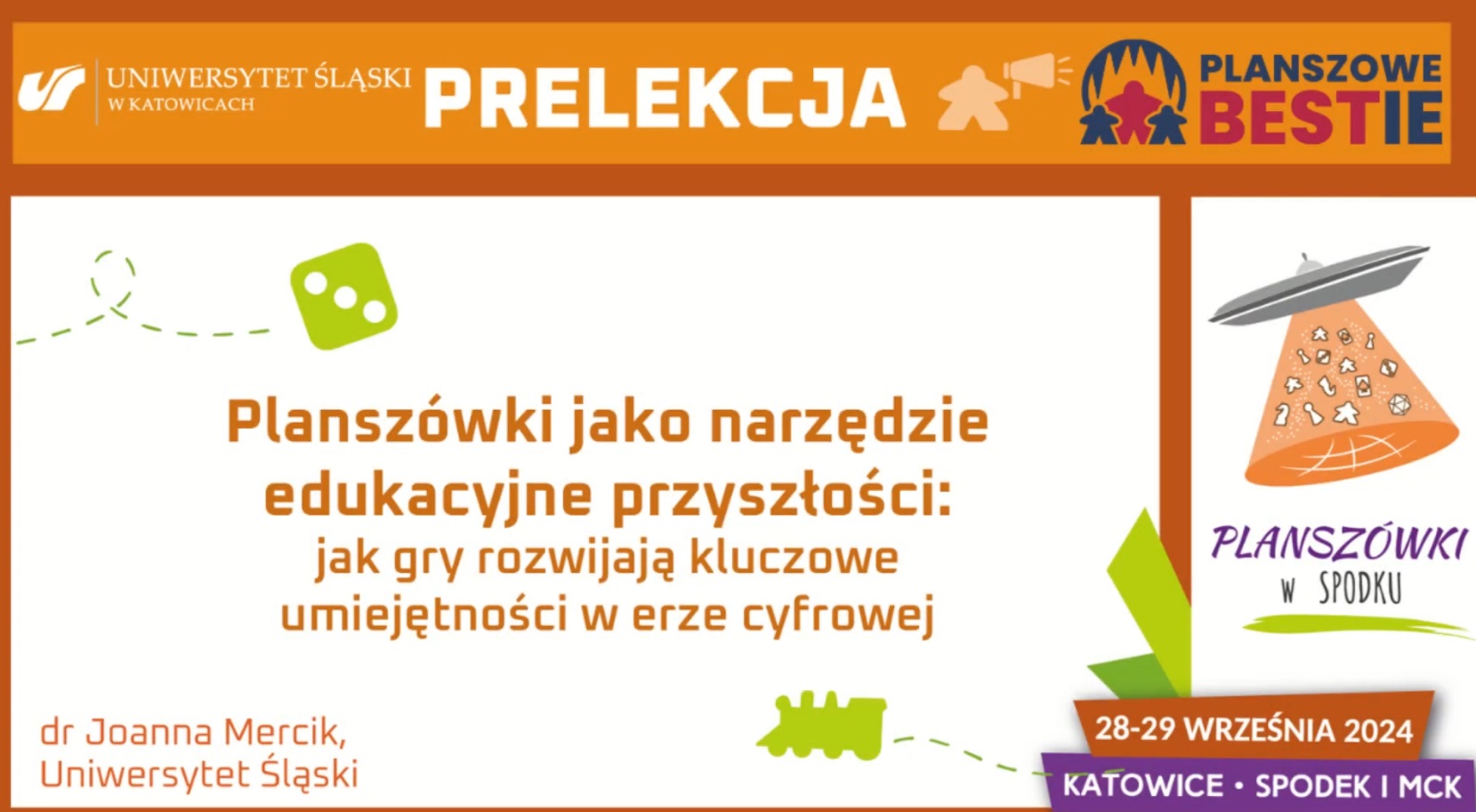 Plansza z livea napis na środku: Planszówki jako narzędzie edukacyjne przyszłości jak gry rozwijają kluczowe umiejętności w erze cyfrowej