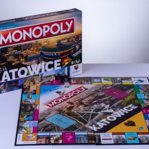 Specjalna edycja gry Monopoly Katowice z autografem Rektor UE