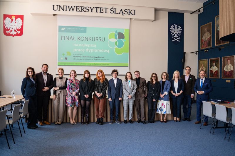 Finał II edycji Konkursu na najlepszą pracę dyplomową o tematyce równości i różnorodności społecznej, obronioną w Uniwersytecie Śląskim w Katowicach, w dniu 13 marca 2026 r.