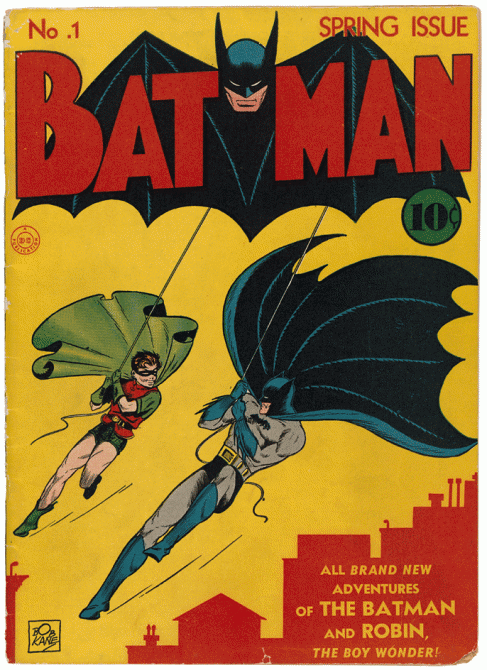 Okładka „Batman Comic Book”, jednej z serii komiksowych wydawanej przez DC Comics od 1939 roku