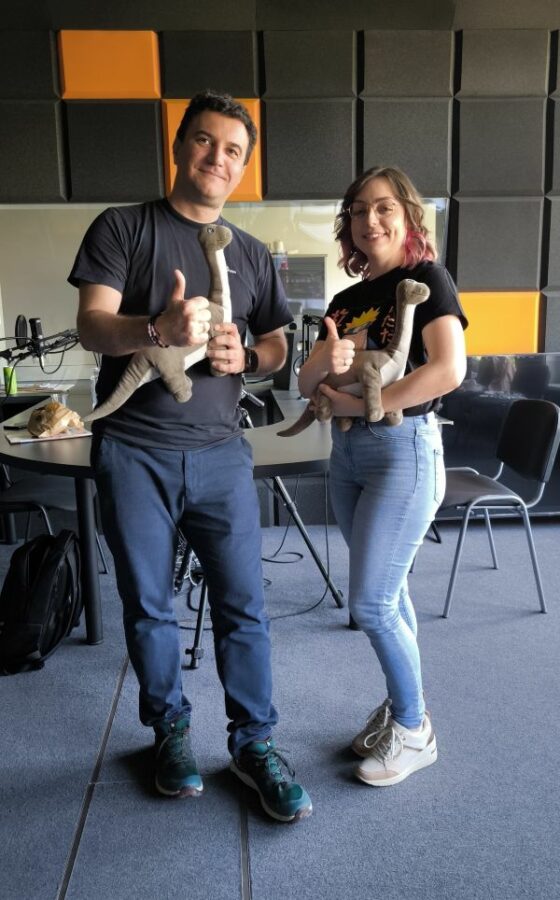 Dr Dawid Surmik i Weronika Cygan-Adamczyk | fot. Bartosz Solak