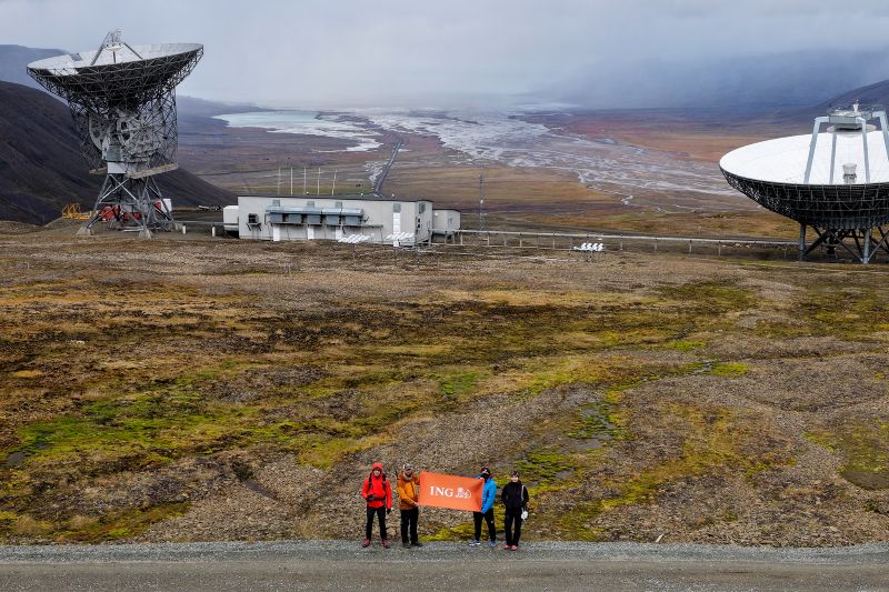 Radar EISCAT na Svalbardzie | Fot. Daniel Migdalski