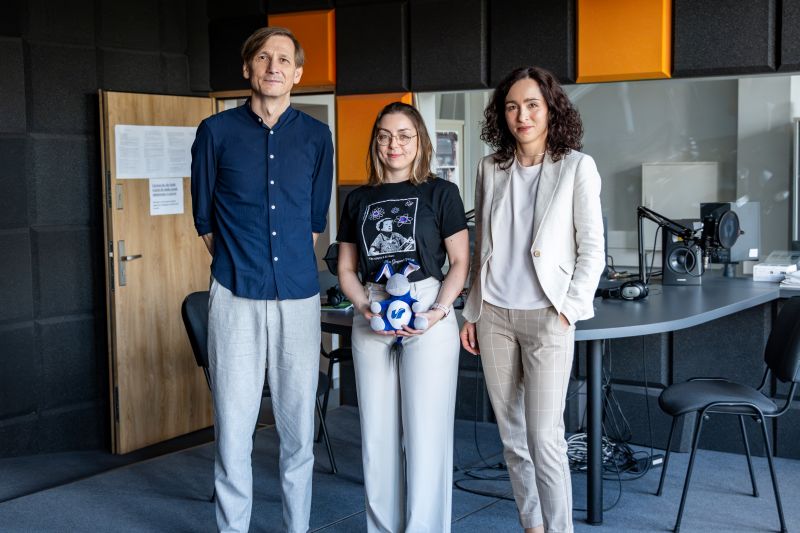 Grzegorz Kopaczewski, Weronika Cygan-Adamczyk i prof. dr hab. Agnieszka Turska-Kawa | Fot. Matylda Klos