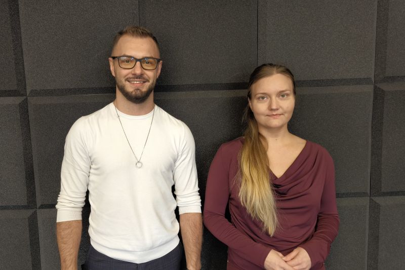 Mgr Katarzyna Stachniak i inż. Daniel Migdalski | Fot. Przemysław Kowal