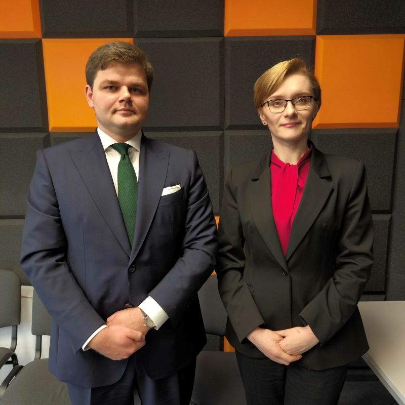 Dr Filip Nawrot i dr Ewa Radecka | fot. Bartosz Solak