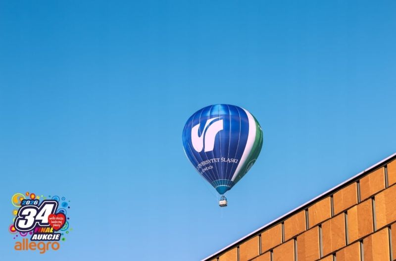 Lot balonem UŚ WOŚP 2026 | Fot. Julia Agnieszka Szymala