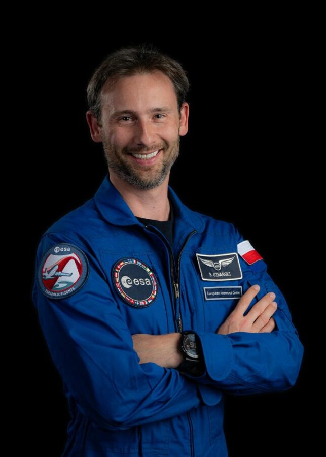 Polski astronauta projektowy Europejskiej Agencji Kosmicznej dr Sławosz Uznański, fot. ESA