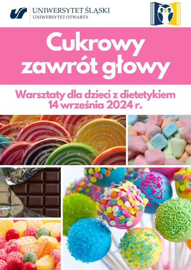 grafika promująca warsztaty Cukrowy zawrót głowy