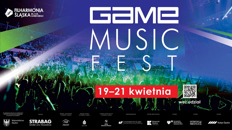 Grafika promująca Game Music Fest