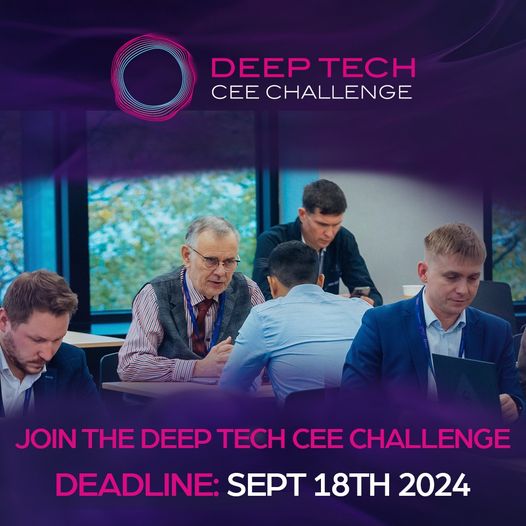 grafika promująca konkurs Deep Tech CEE Challenge