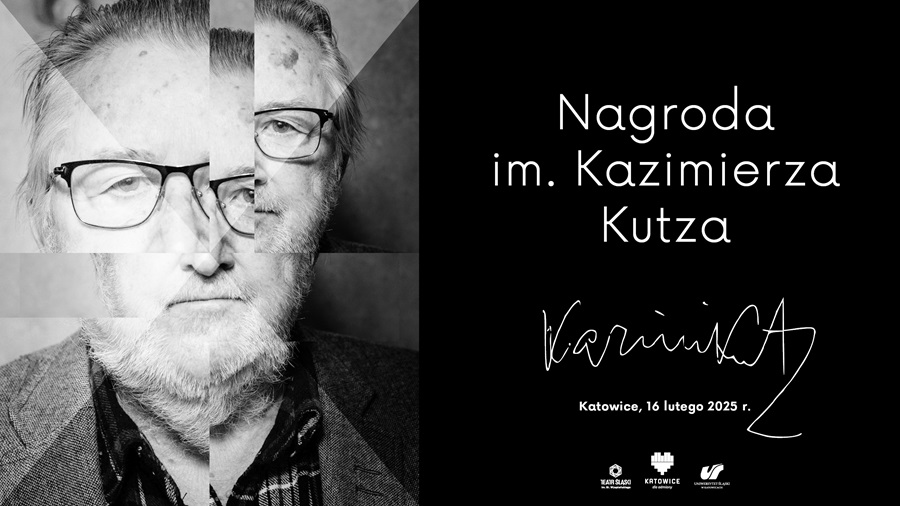 grafika promująca Nagrodę im. Kazimierza Kutza