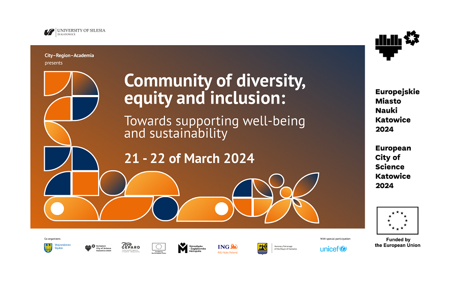 Conference „Community of Diversity, Equity and Inclusion: Towards Supporting Well-being and Sustainability”