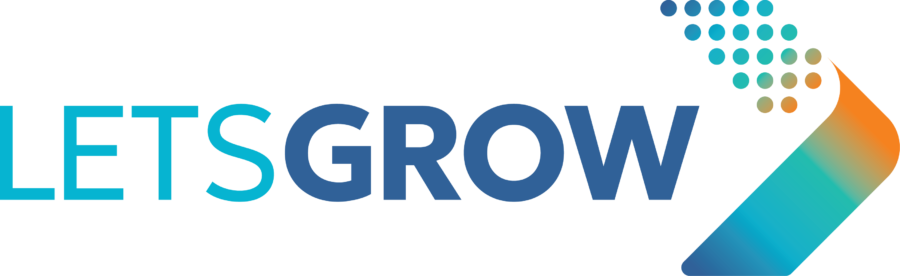 logotyp: LETSGROW