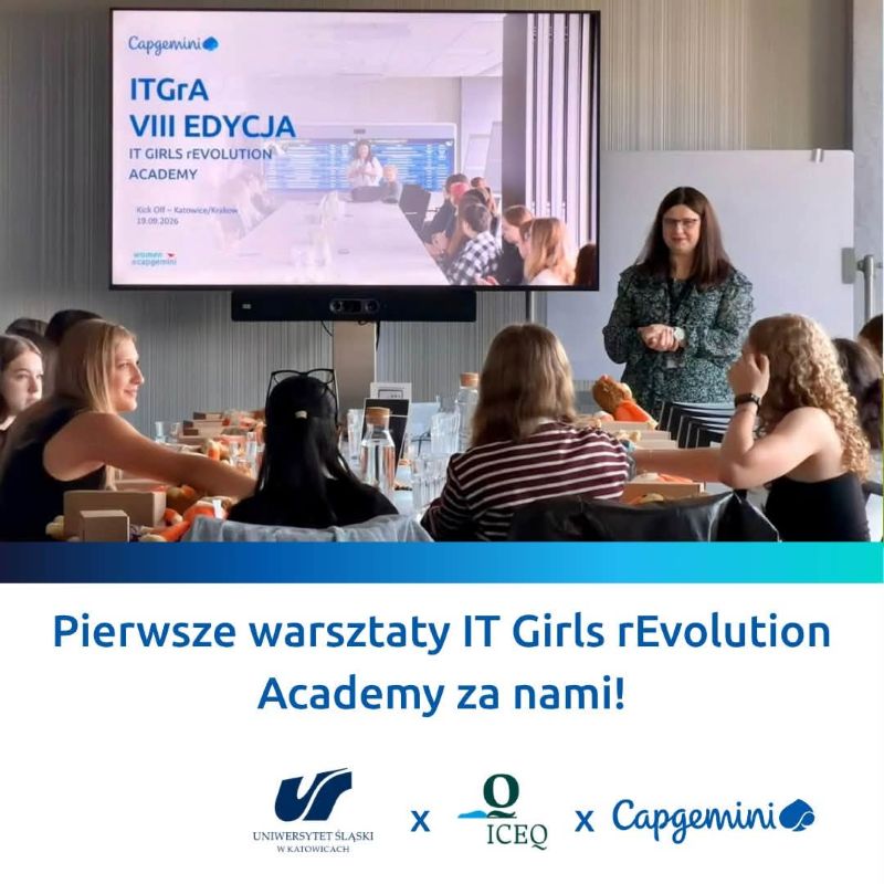 IT Girls rEvolution Academy 2026 na Uniwersytecie Śląskim