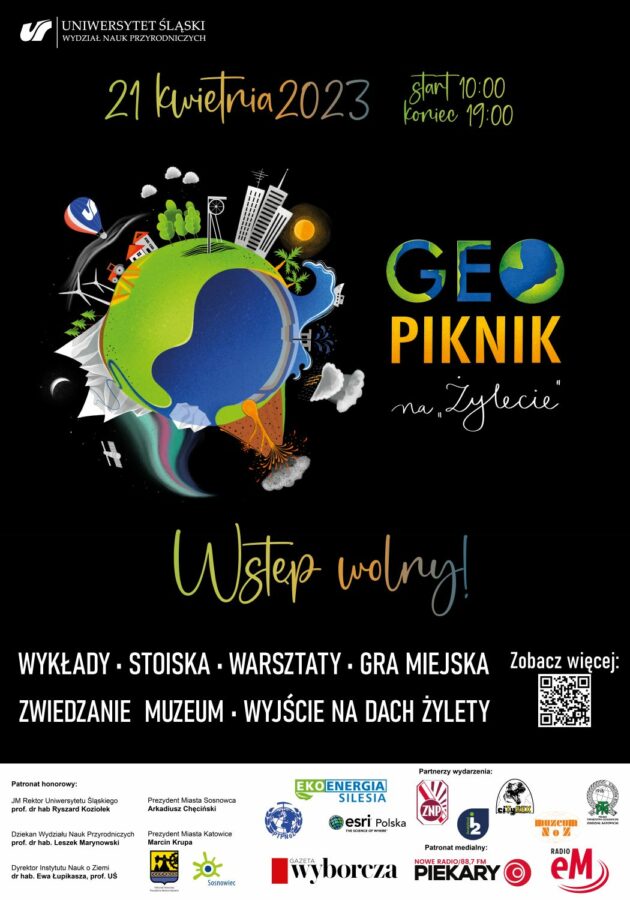 plakat promujący GeoPiknik na Żylecie