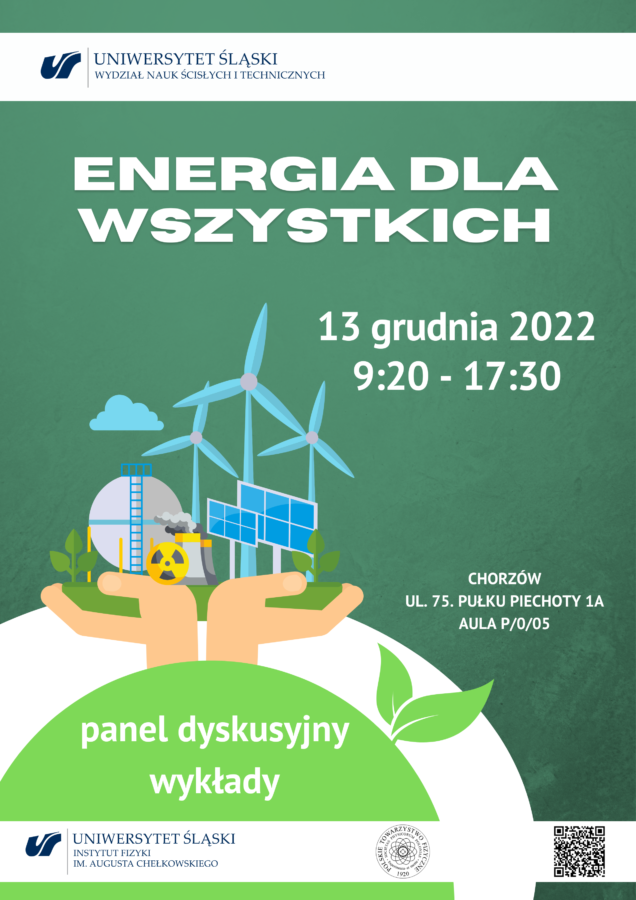 plakat promujący wydarzenie pt. „Energia dla wszystkich”