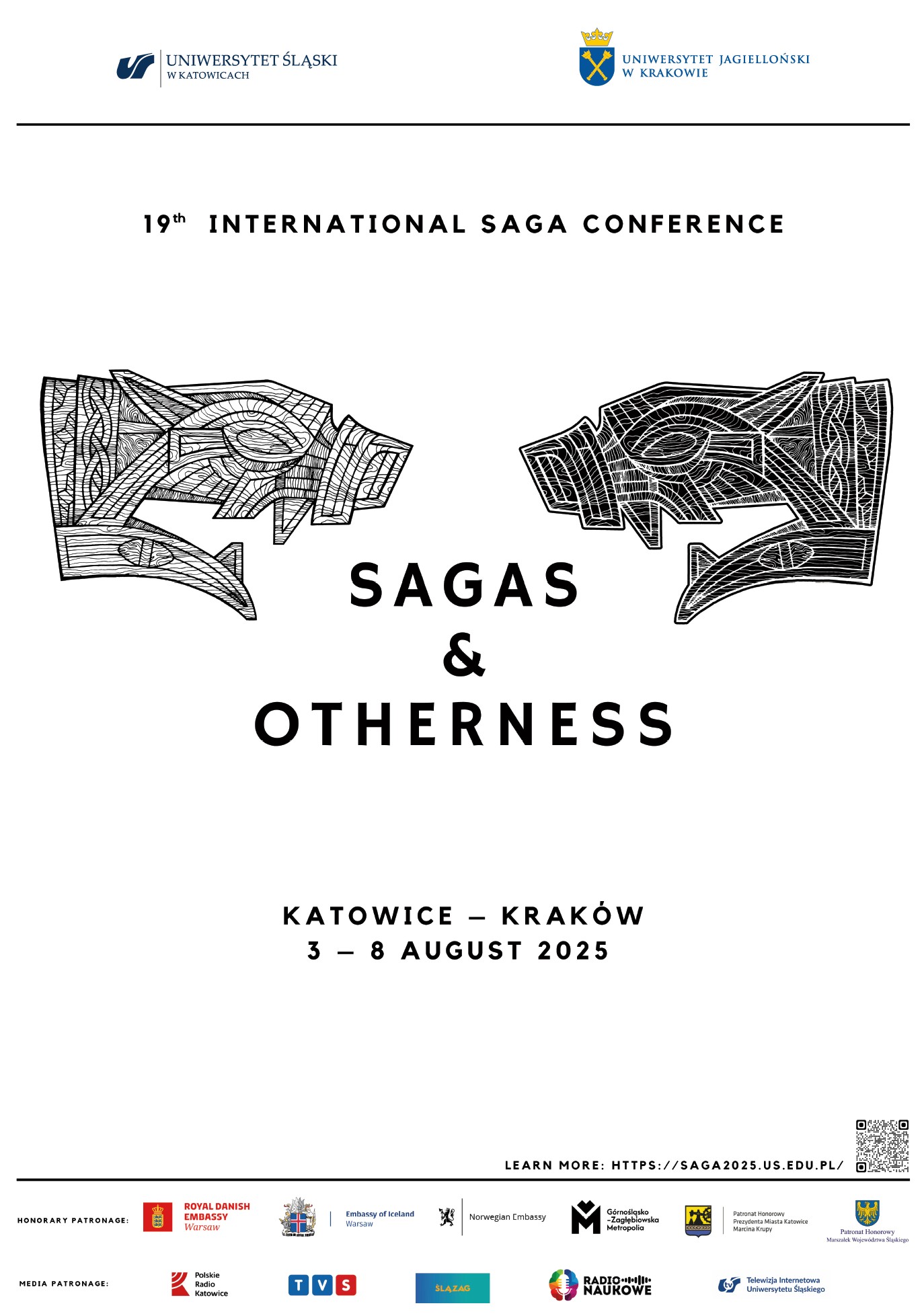 grafika promująca konferencję Saga Conference