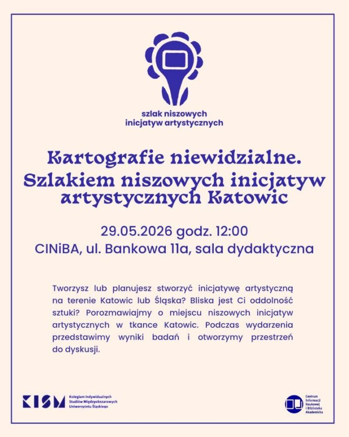 Plakat promujący wydarzenie. Szczegóły w treści