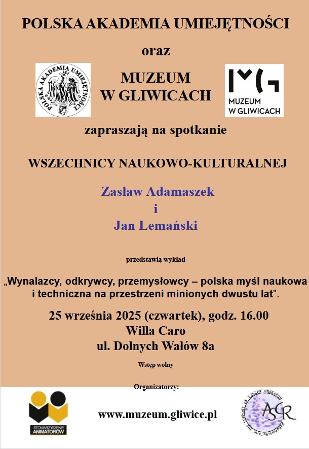 Plakat promujący wydarzenie. Szczegóły w treści