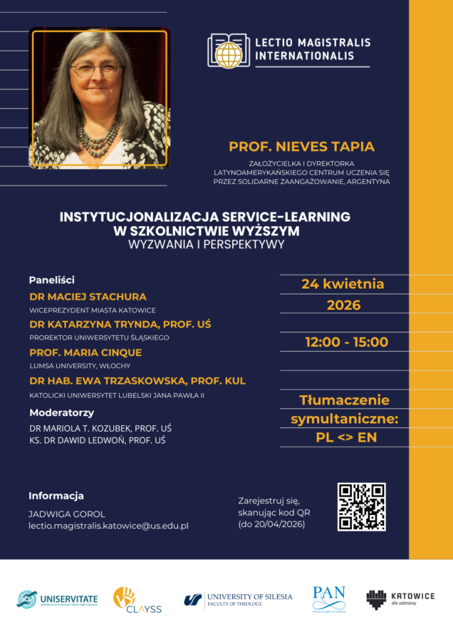 plakat promujący XIV seminarium Lectio Magistralis Internationalis