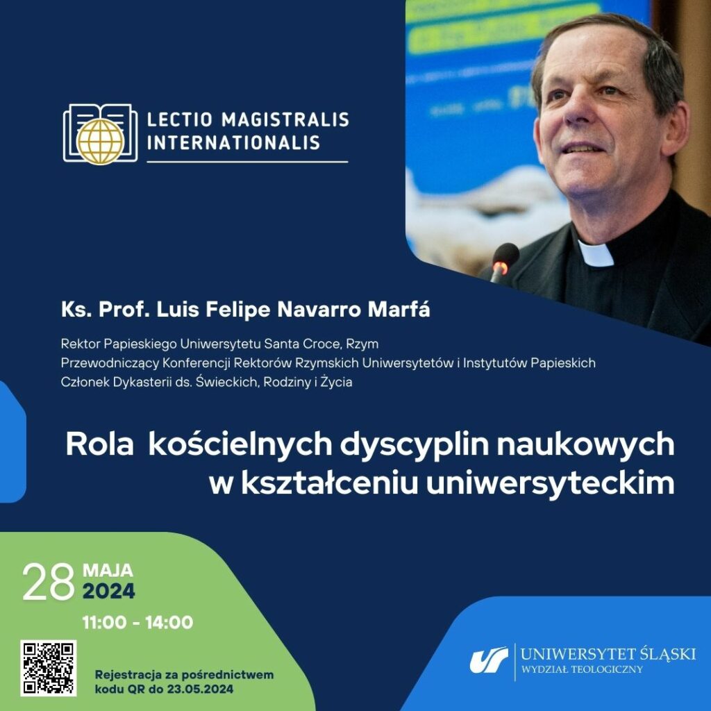 Plakat promujący XI seminarium Lectio Magistralis Internationalis