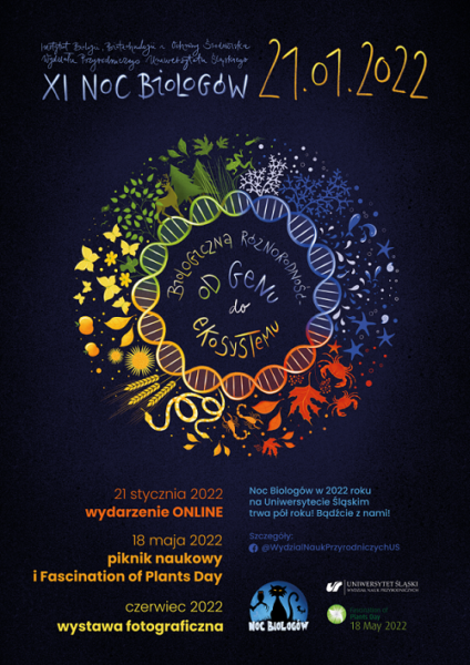 plakat XI Nocy Biologów