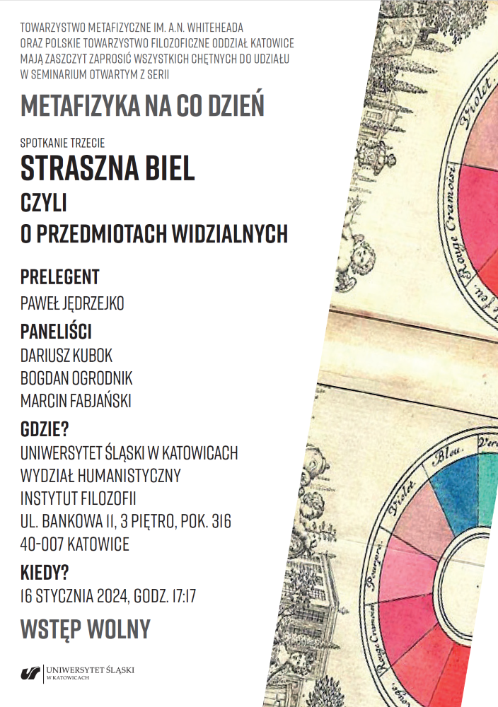 spotkanie w ramach cyklu Metafizyka na co dzień