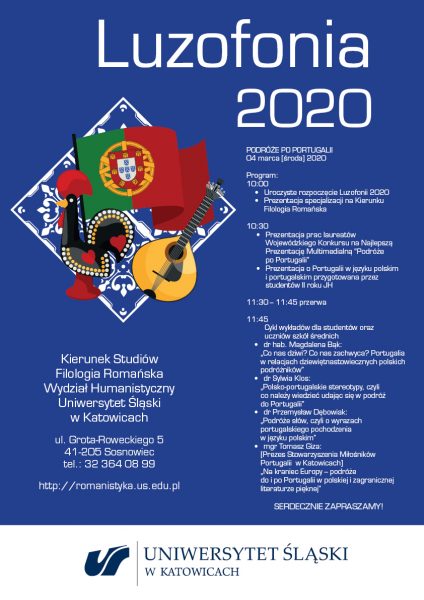 plakat promujący wydarzenie Luzofonia 2020