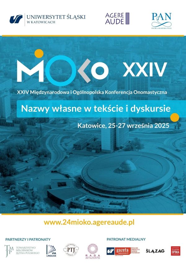XXIV Międzynarodowa i Ogólnopolska Konferencja Onomastyczna