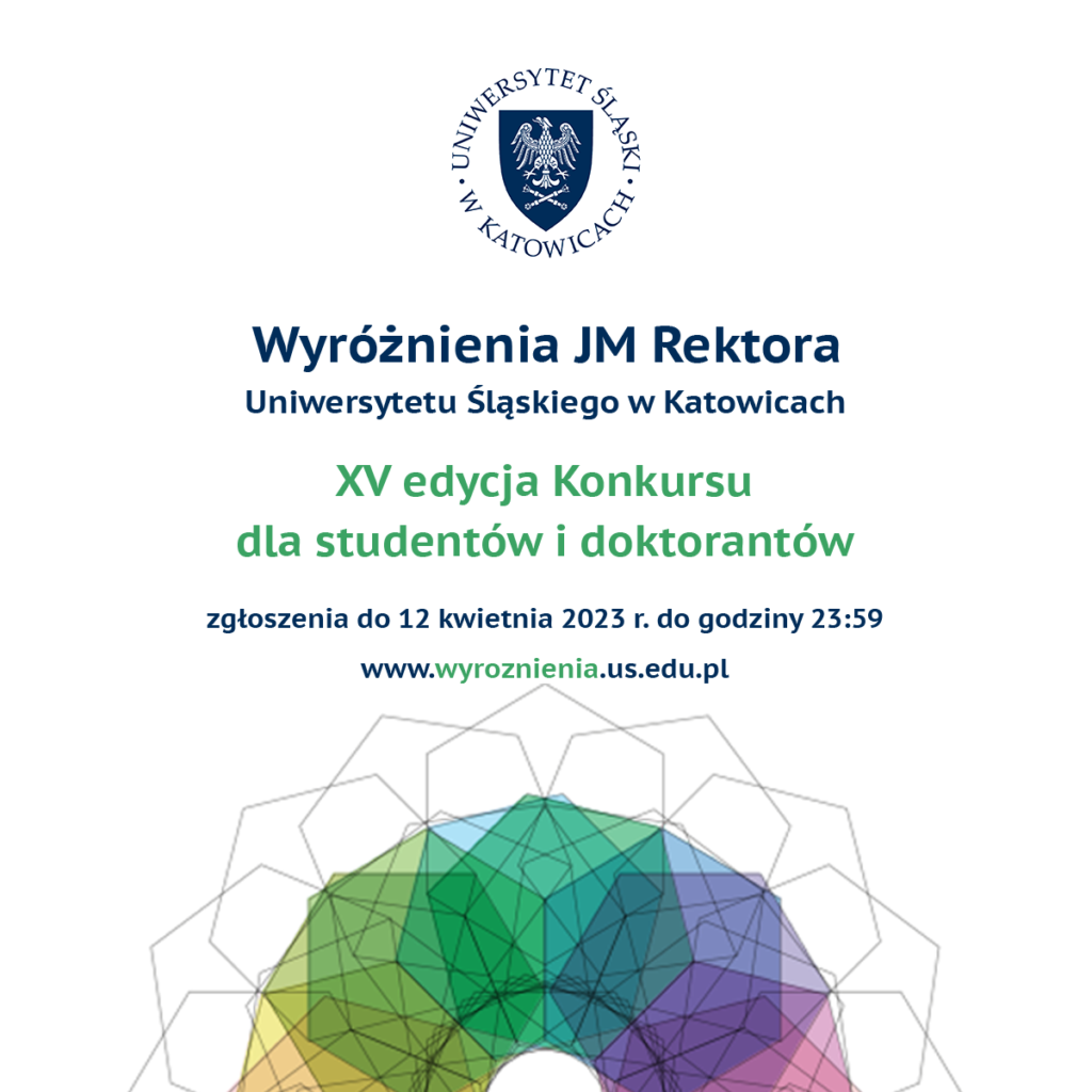 grafika promująca nabór do XV edycji Wyróżnień JM Rektora