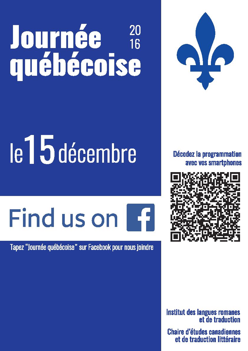 Plakat promujący Dzień Quebecku