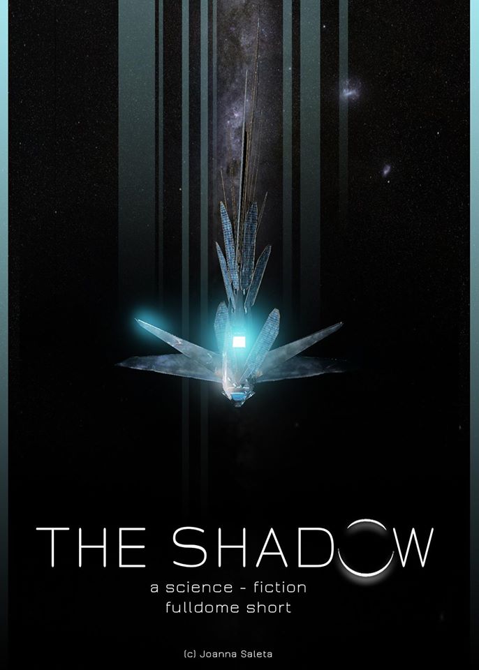 Plakat dotyczący filmu „The Shadow fulldome short” 