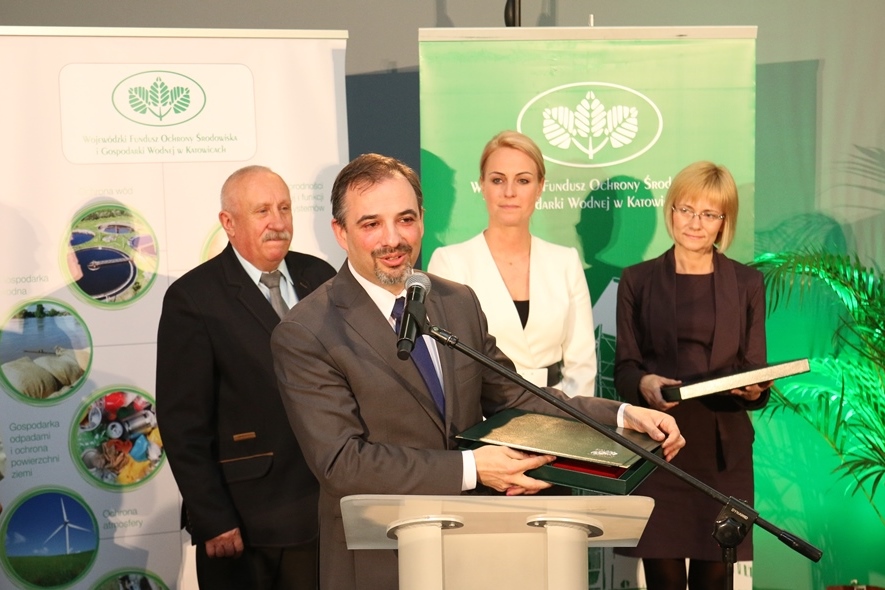 Dr hab. prof. UŚ Tomasz Pietrzykowski otrzymał "Zielony czek" w kategorii programy i akcje dotyczące ochrony przyrody 