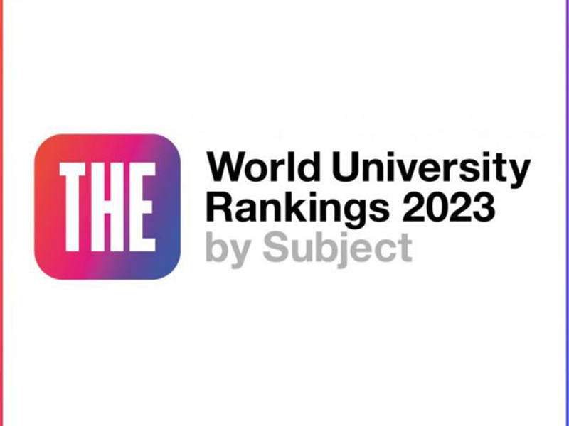 logo THE World World University Rankings 2023 by Subject