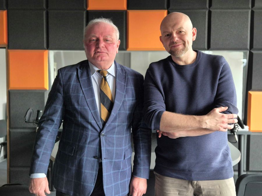 Prof. Dariusz Nawrot i Tomasz Grząślewicz