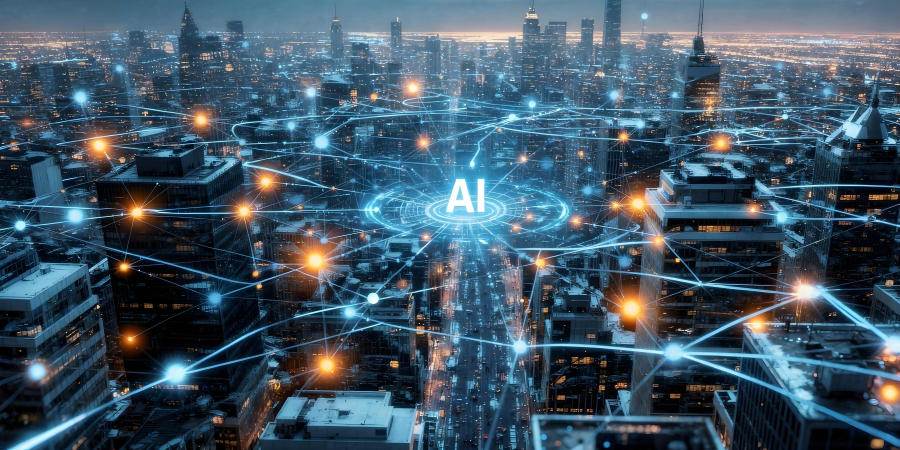 Świat w sieci algorytmów | Fot. Freepik AI