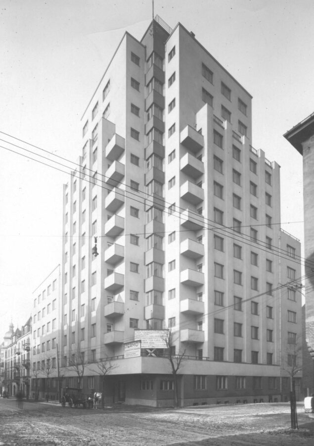 Historyczna fotografia Urzędu Skarbowego w Katowicach