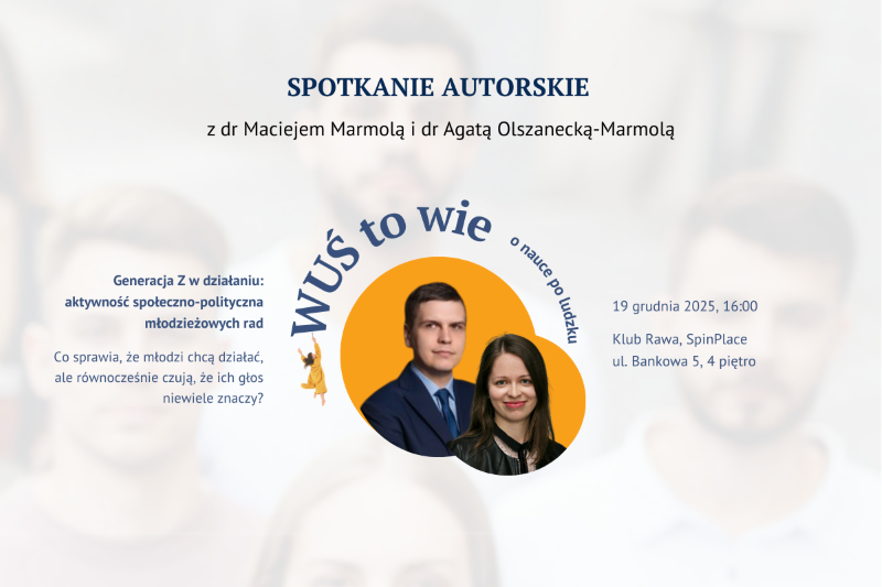 Plakat promujący wydarzenie. Szczegóły w treści