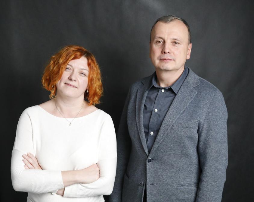 Dr hab. Anna Matysek oraz dr hab. Jacek Tomaszczyk, prof. UŚ