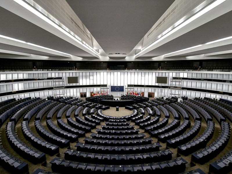 Pomieszczenie w Parlamencie Europejskim