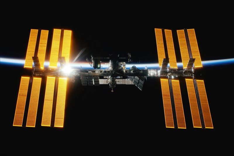 Widok ISS / International Space Station