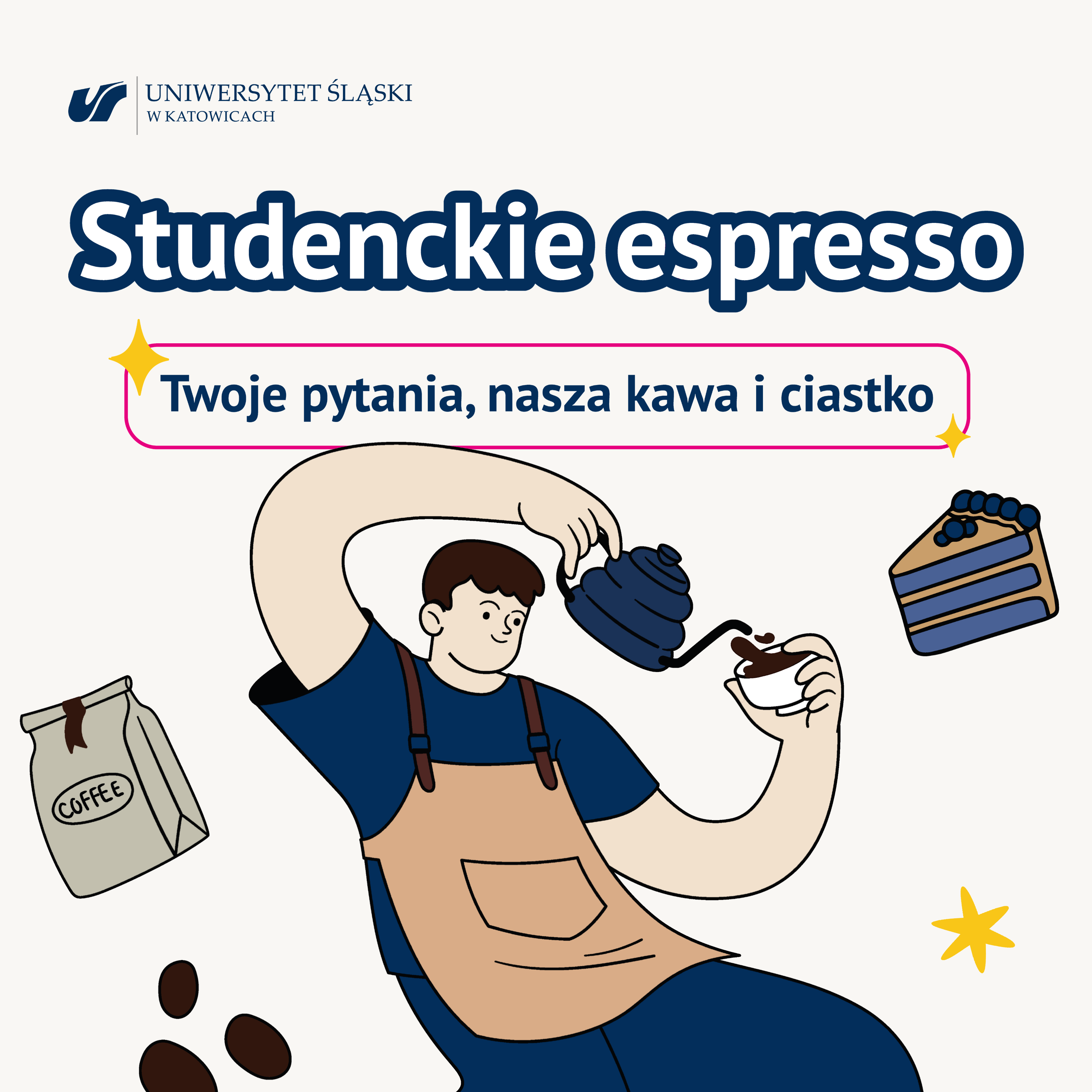 Studenckie espresso – Twoje pytanie, nasza kawa i ciastko