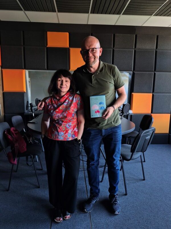 prof. Katarzyna Wyrwas i Tomek Grząślewicz