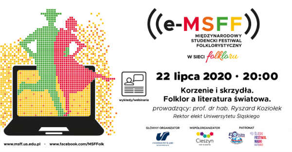 plakat Międzynarodowego Studenckiego Festiwalu Folklorystycznego