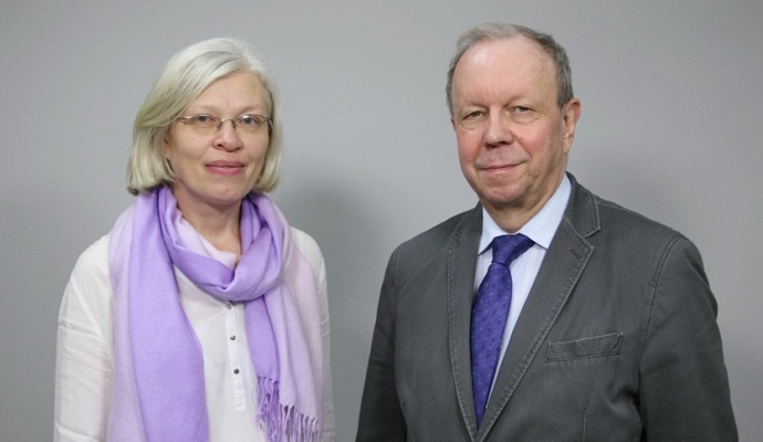 Zdjęcie portretowe dr Jolanty Sobery i prof. Macieja Sablika