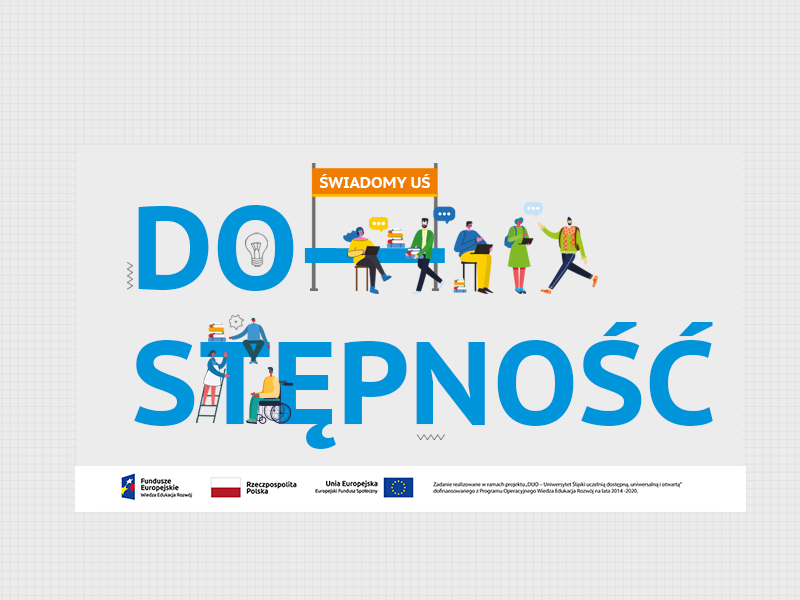 Grafika promująca kampanię społeczną Uniwersytetu Śląskiego