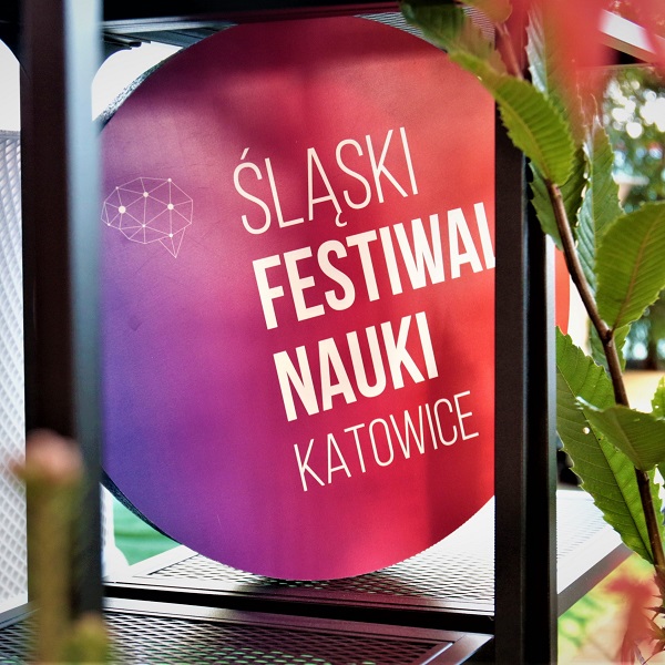 napis Śląski Festiwal Nauki KATOWICE