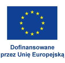 Flaga europejska oraz tekst: dofinansowane przez Unię Europejską